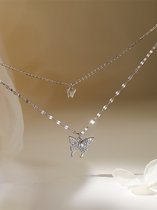 Fashion jewelry|Dames Ketting|Valentijns cadeau| gift|verrassing|Vlinder|Schatig