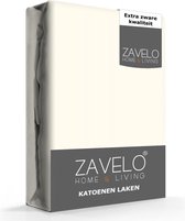 Zavelo Lakens Katoen Ecru - 2 persoons 200 x 260 cm - Boven/Onder laken - 100% Katoen - Hoogwaardig Hotelkwaliteit - Heerlijk Zacht