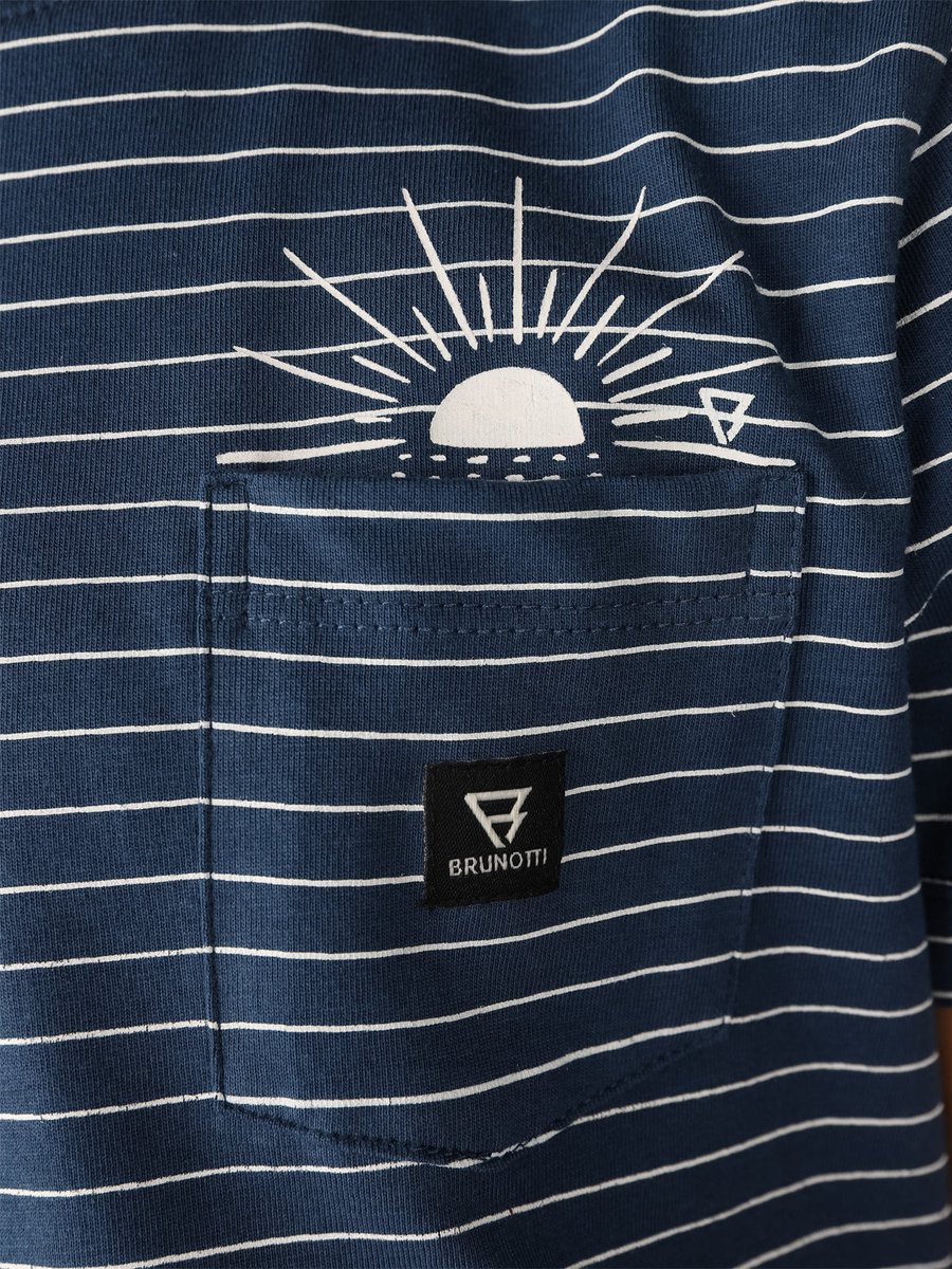 Brunotti Crypty Jongens T-shirt 140 Blauw