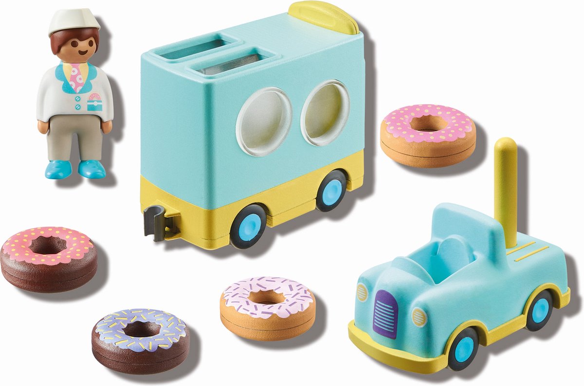 Playmobil 1.2.3. - Donut Truck - 7-Parts - 71325 » ASAP Shipping