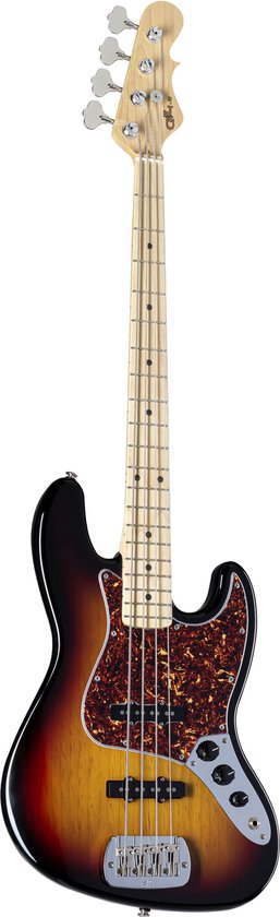 G&L Fullerton Deluxe JB MP 3-Tone Sunburst - Elektrische basgitaar