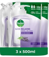 Dettol Recharge Lavande Relaxante 500ML x 3