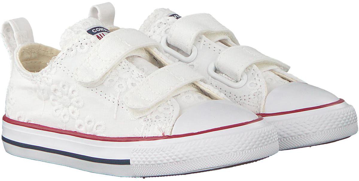 Converse Meisjes Sneakers Chuck Taylor All Star 2v Ox - Wit - Maat 24 |  bol.com