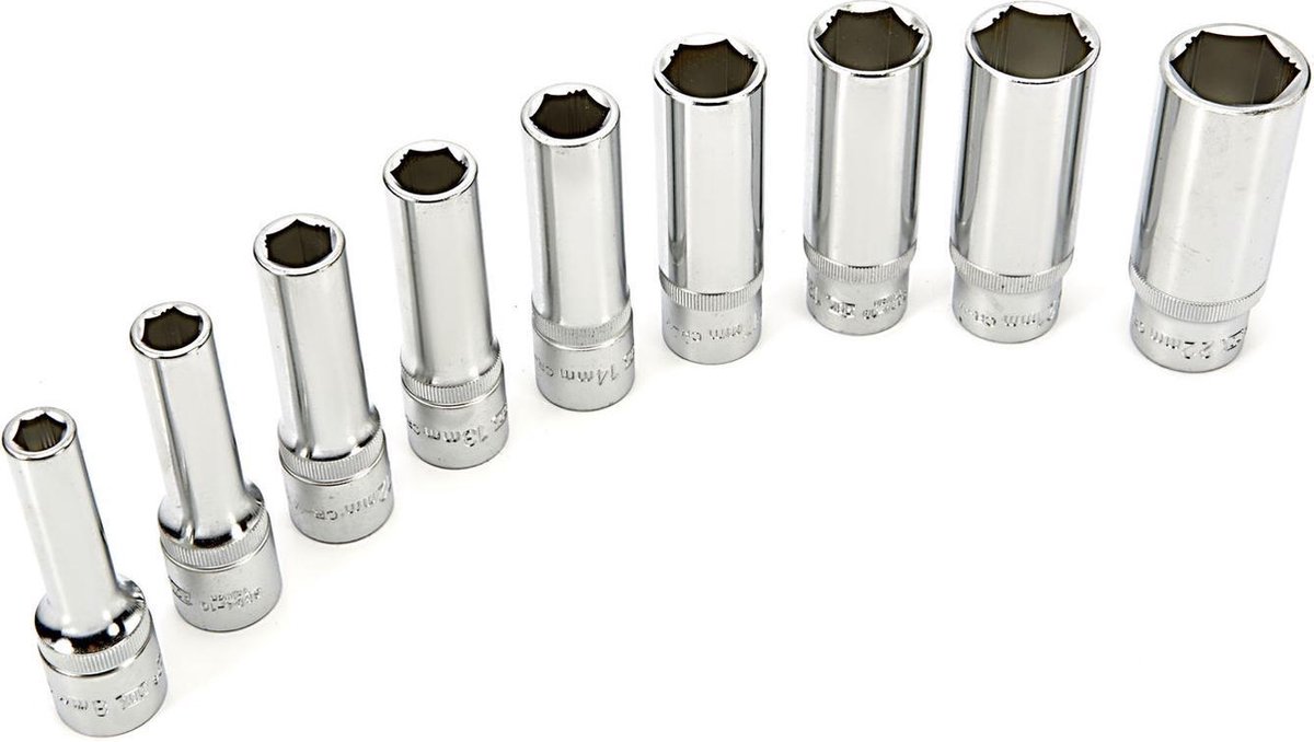 AOK 1/2 Super Grip Lange Dopsleutel 19 mm.