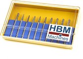 HBM 10 Delige HM Frezenset met 3 mm. Opname