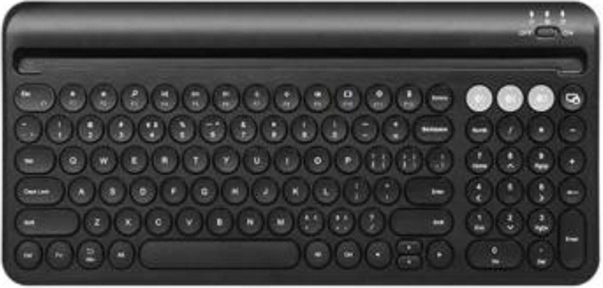 Delux draadloos toetsenbord K2212V BT (zwart)