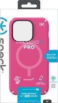 Speck Presidio2 Pro + MS Apple iPhone 14 Pro Digital - Roze - with Microban