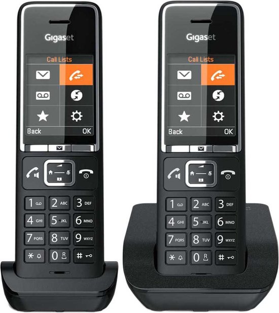 Téléphone Sans Fil Gigaset Comfort 520 HX - Noir - Neuf Sous Blister