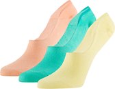 Couleurs de base Footies - Pastel - Taille 35/38 - Apollo - Chaussettes sans couture - Footies dames - chaussettes baskets - Bamboe - Bamboo