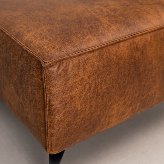 Dutchbone Bar Hocker Bruin Kunstleer - Industrieel Wonen