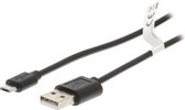 Valueline - Micro USB naar USB 2.0 kabel - 2 meter - Zwart