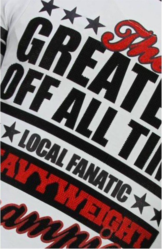 Greatest Of All Time Ali T-shirt - Wit