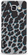 Casetastic Samsung Galaxy A5 (2016) Hoesje - Softcover Hoesje met Design - Leopard Print Grey Print