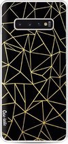 Casetastic Softcover Samsung Galaxy S10 Plus - Abstraction Outline Gold