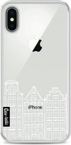 Casetastic Softcover Apple iPhone X - Amsterdam Canal Houses White