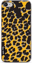 Casetastic Apple iPhone 7 / iPhone 8 / iPhone SE (2020) Hoesje - Softcover Hoesje met Design - Leopard Print Yellow Print