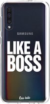 Casetastic Samsung Galaxy A50 (2019) Hoesje - Softcover Hoesje met Design - Like a Boss Print