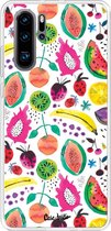 Casetastic Huawei P30 Pro Hoesje - Softcover Hoesje met Design - Tropical Fruits Print
