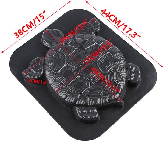 Baomabao Schildpad Vlinder Bestrating Mould, Stepping Stone Mold Beton Cement Mould ABS Schildpad Vlinder Pad Voegt Gevoel voor Plezier en Kunst (Rhombus Vorm Mallen Baomabao Schildpad Vlinder Bestrating Mould, Stepping Stone Mold Beton Cement Mould ABS Schildpad Vlinder Pad Voegt Gevoel voor Plezier en Kunst (Rhombus Vorm Mallen