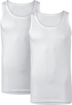 Ten Cate Basic heren singlets O-hals - 2-pack - wit -  Maat XXL