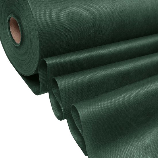Agrotextile, Toison de jardin / Toison de mauvaises herbes Vert 50g avec protection UV Qualité UE / 40m de long, 1,6m de large