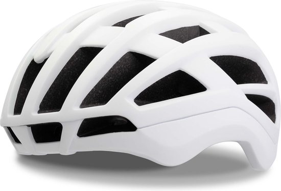 Rogelli Deiro Fietshelm - Sporthelm - Helm Volwassenen - Wit - Maat S/M - 54-58 cm