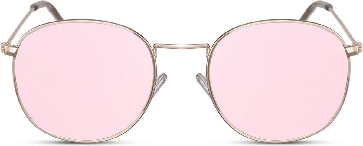 Accessoires Zonnebrillen Ronde zonnebrillen Ronde zonnebril roze casual uitstraling