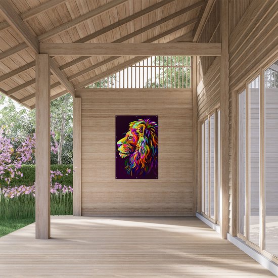Gards Tuinposter - 80x120 cm - Tuindoek - Tuindecoratie - Wanddecoratie buiten - Tuinschilderij