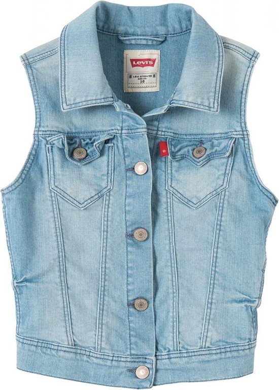 baard spreiding methaan Levi's Meisjes jacks Levi's Spijkerjasje denim 152 | bol.com