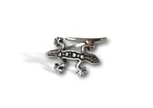 Zilveren ring Salamander