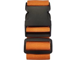 Kofferriem - Verstelbaar - Bagageriem - 165 Centimeter - Extra Beveiliging - Reizen - Oranje