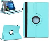 Universele Tablet Hoes - 9 tot 10 inch - PU Leer - Tablets - Universeel Case Cover Hoesje -licht blauw