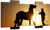 Peinture sur toile Cheval | Noir jaune | 120x65 5 Liège