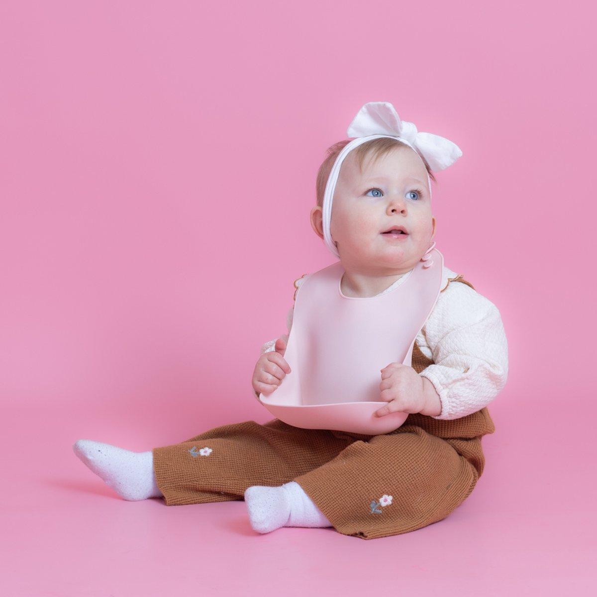 Goedkoopste Siliconen Slabbetje Lalieloe - Slab - Roze - Met opvangbakje - Verstelbaar