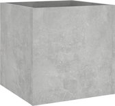 vidaXL-Plantenbak-40x40x40-cm-bewerkt-hout-betongrijs