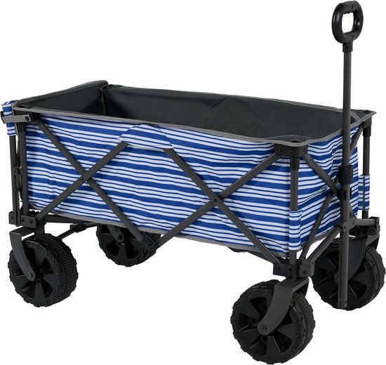 Rijoka Bolderkar Opvouwbaar -Bolderwagen Inklapbaar - Blauw