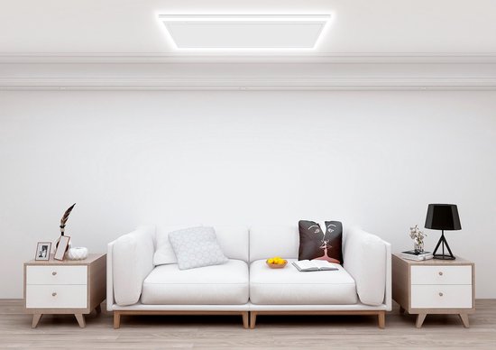 Plafond Chauffage Infrarouge avec Siècle des Lumières - 800W - 128x63x3.3cm  - Panneau
