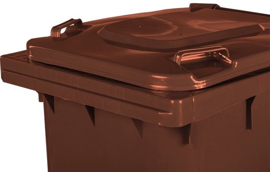 Kliko / mini container 240 liter - Bruin van Kliko — afbeelding 2