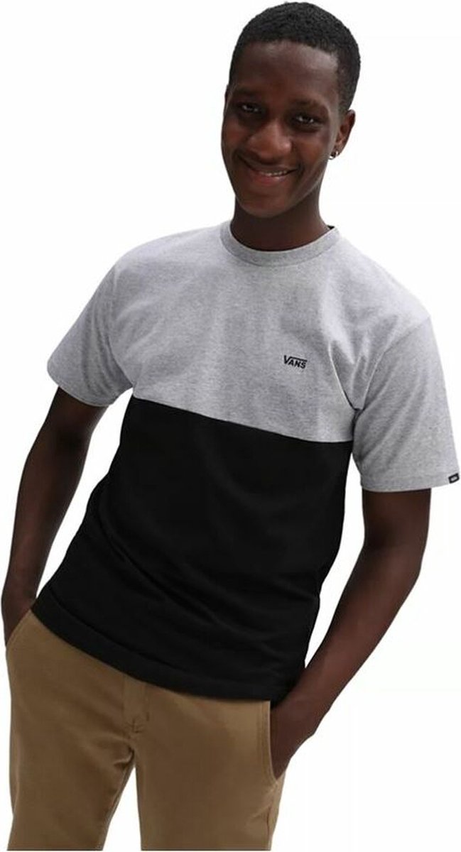 Men’s Short Sleeve T-Shirt Vans Colorblock Blauw