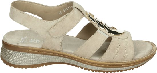 Ara 1229011 - Sandalen met hakDames Sandalen - Kleur: Wit/beige - Maat: 42