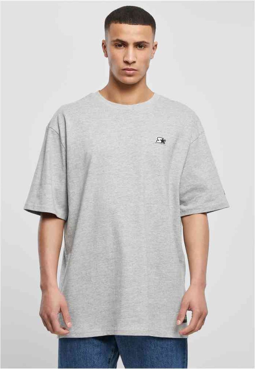 Starter Black Label - Essential Oversize Heren T-shirt - XXL - Grijs