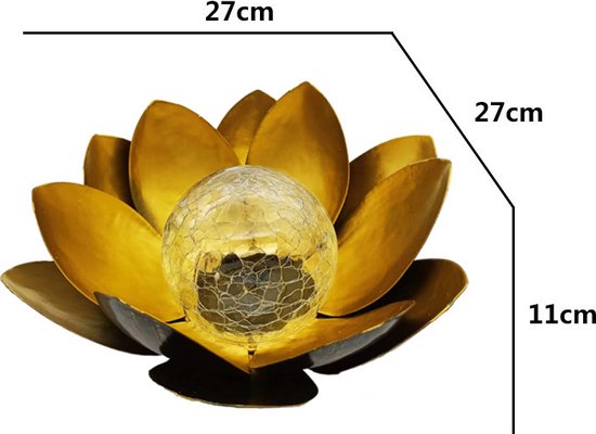 Navaris tuinverlichting lotus - LED solar lamp - Bui Navaris tuinverlichting lotus - LED solar lamp - Bui