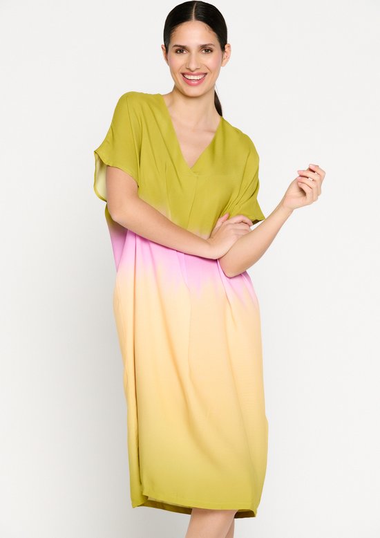 Lola Liza Robe longue col en V Vert Taille L bol