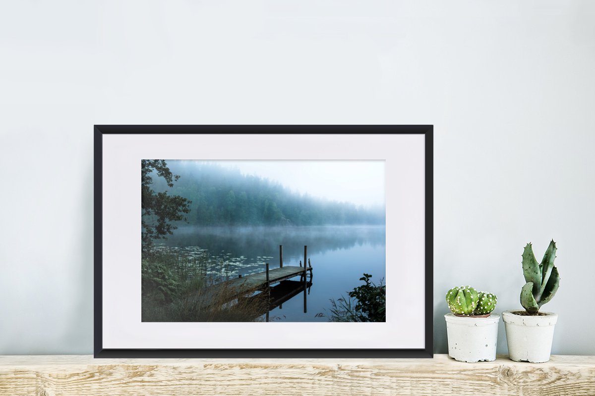 Bospad Canvas boslandschap met zonlicht | Poster Store NL