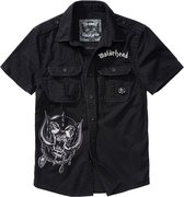 Brandit Motorhead - Vintage Shirt 1/2 sleeve Overhemd - L - Zwart