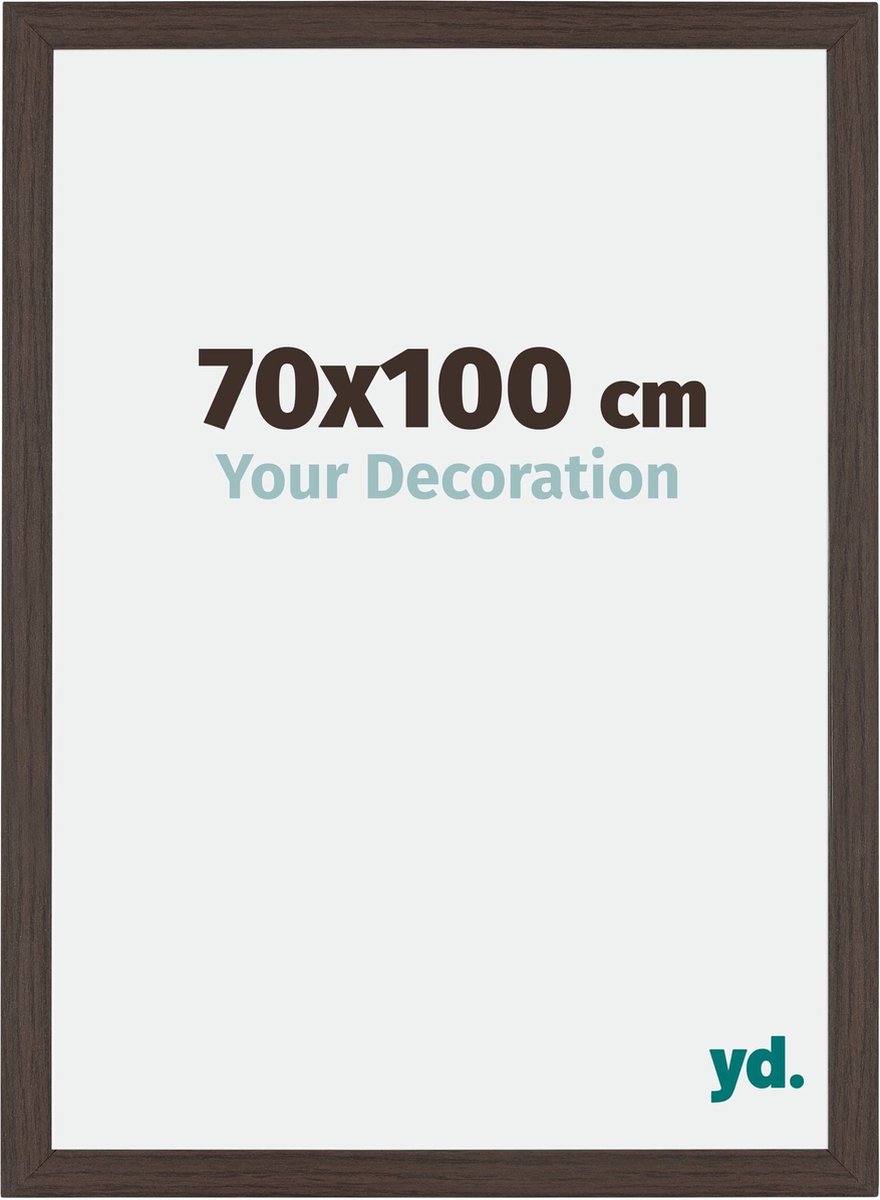 yd. Your Decoration - Fotolijst 70x100 cm - MDF - Eiken Donker - Mura