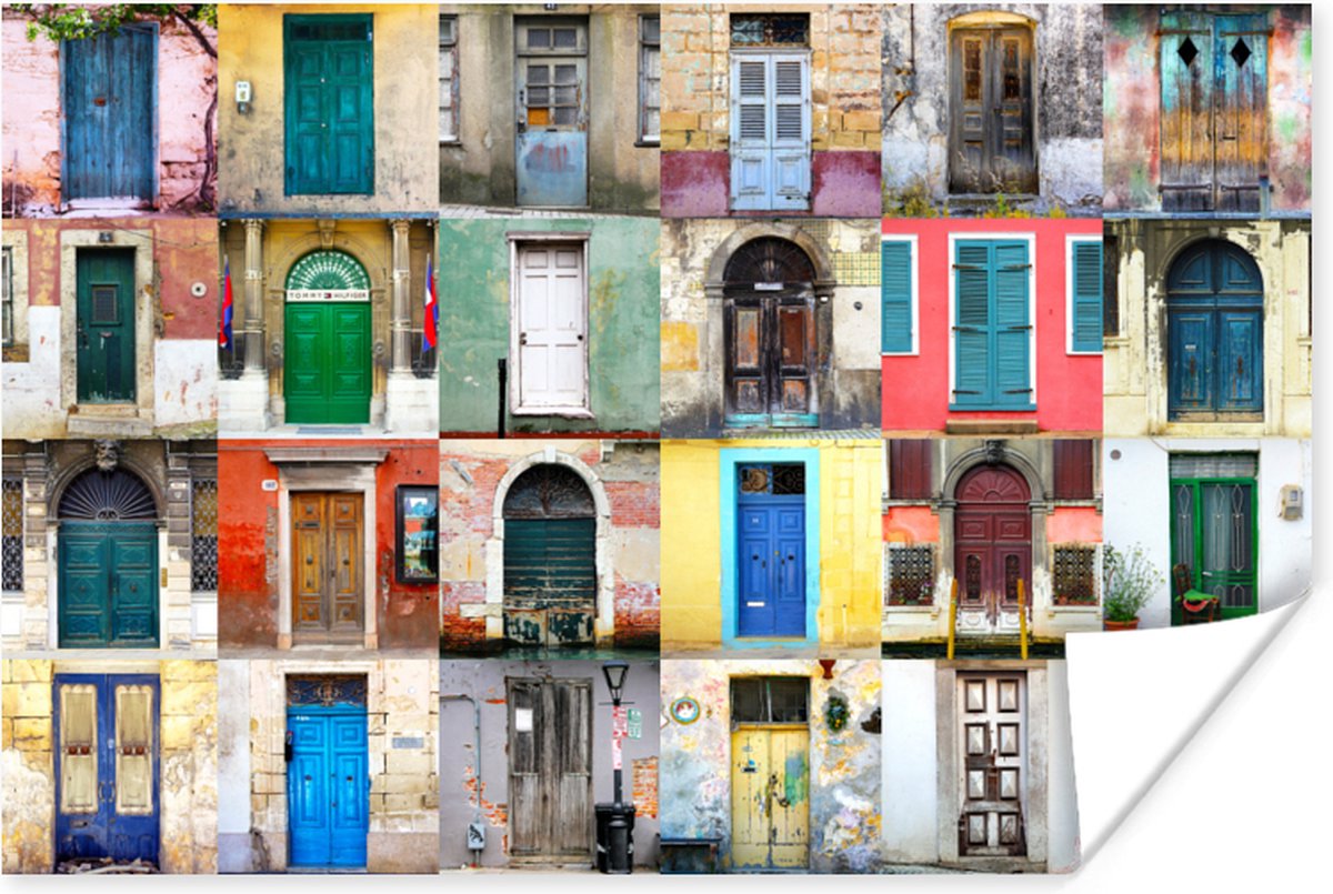 Deuren - Regenboog - Architectuur - Collage