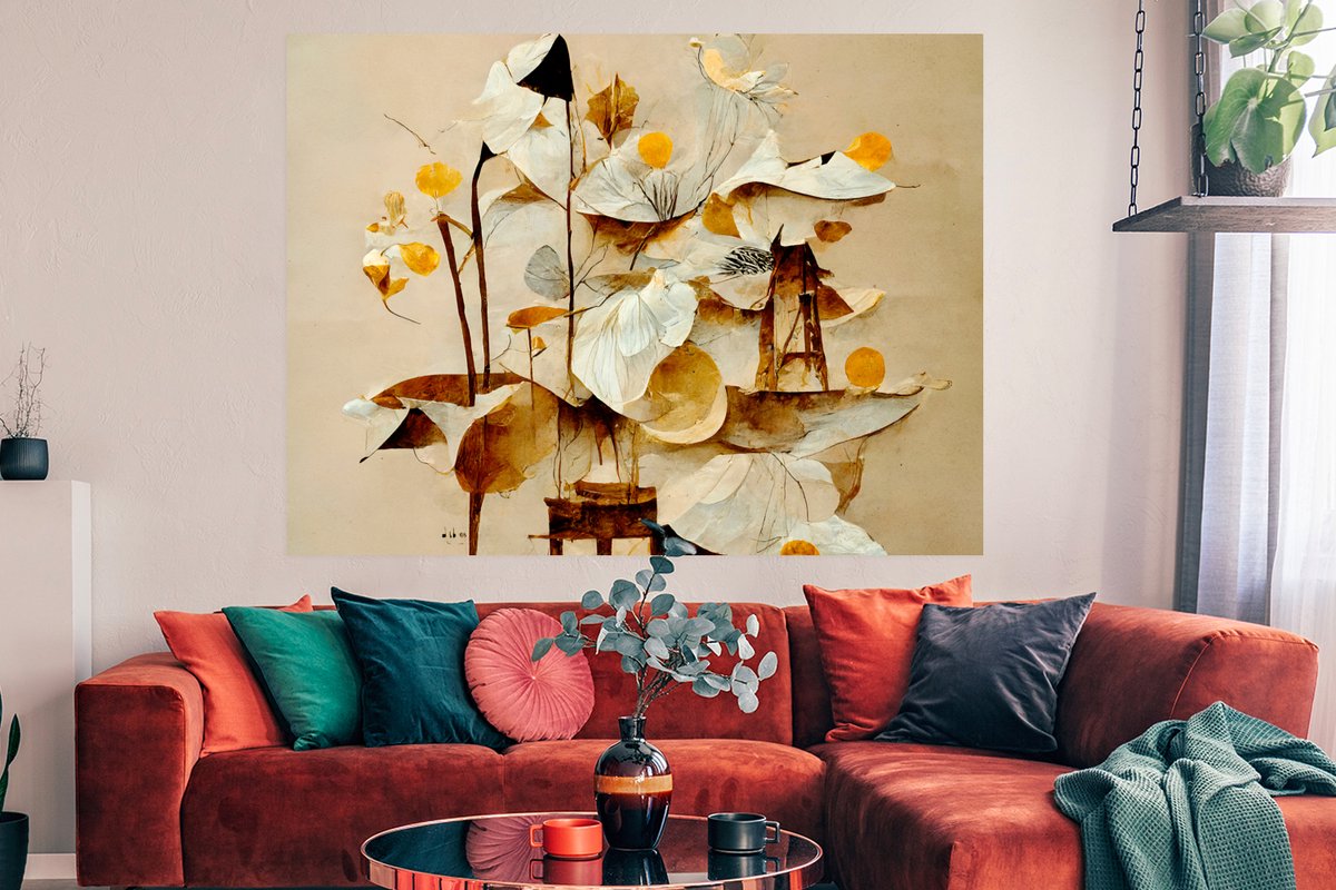 Bloemen - Wit - Planten - Vintage