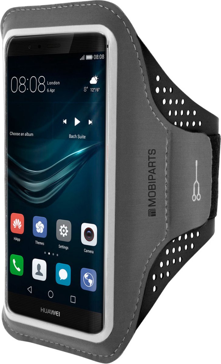 Hardloop Sportarmband geschikt voor Huawei P9 - Zwart - Mobiparts