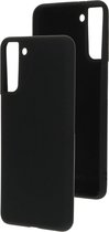 Mobiparts hoesje geschikt voor de Mobiparts Silicone Cover Samsung Galaxy S21 Plus - Zwart - Siliconen - Zwart